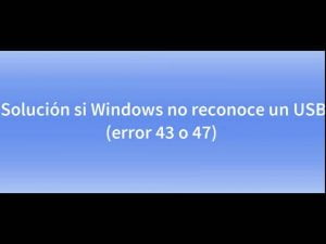 ¿Cómo Reparar el Error del código 43 de Windows?