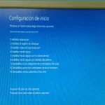 Configuración de inicio de Windows 10 y 8