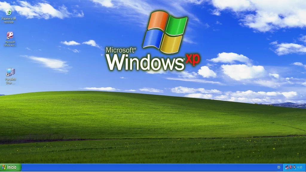Vista de Windows XP