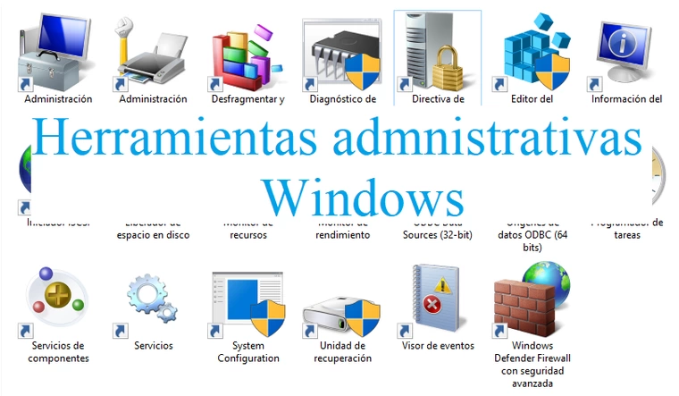 herramientas administrativas en Windows