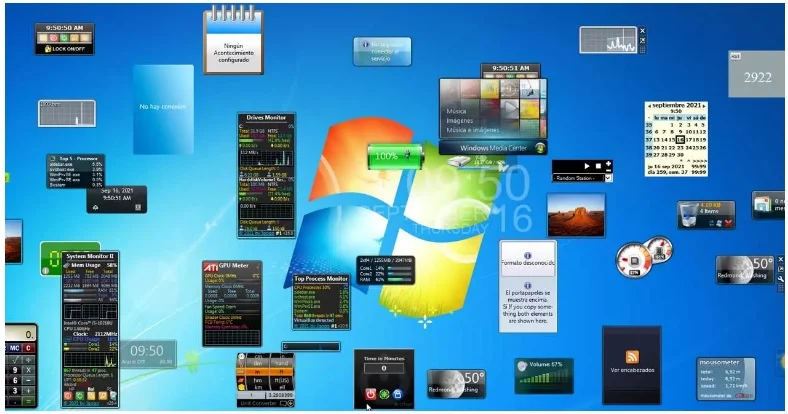 ¿Qué son los gadgets de escritorio en Windows 7 y Vista?